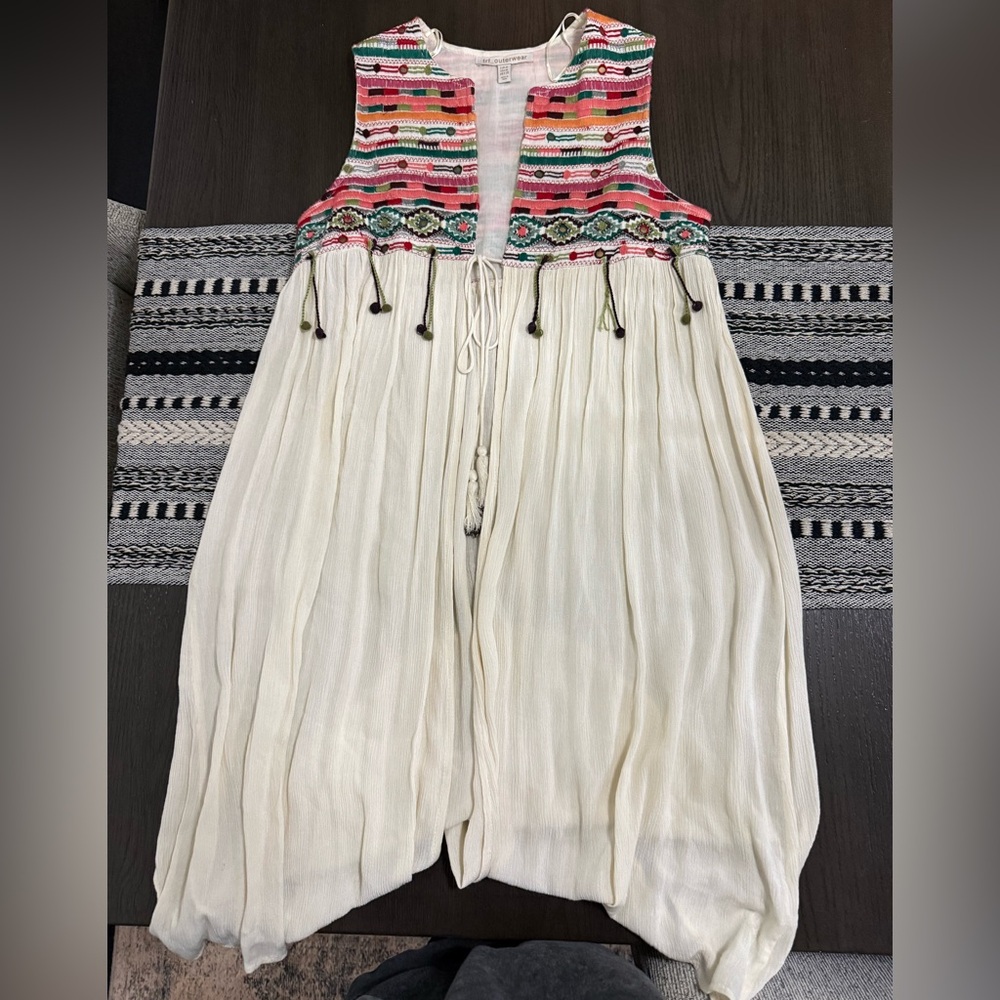 TRF Outwear by Zara long flowy vest. Size Medium